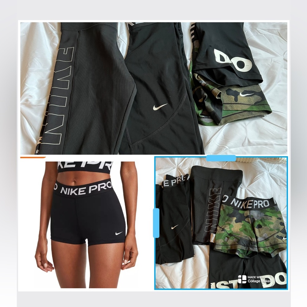 Nike dry fit short legging bundle size x small/ small